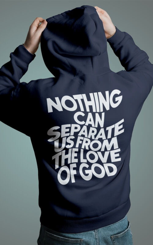 Navy Nothing Can Seperate Us From The Love Of God Hood Thumbnail