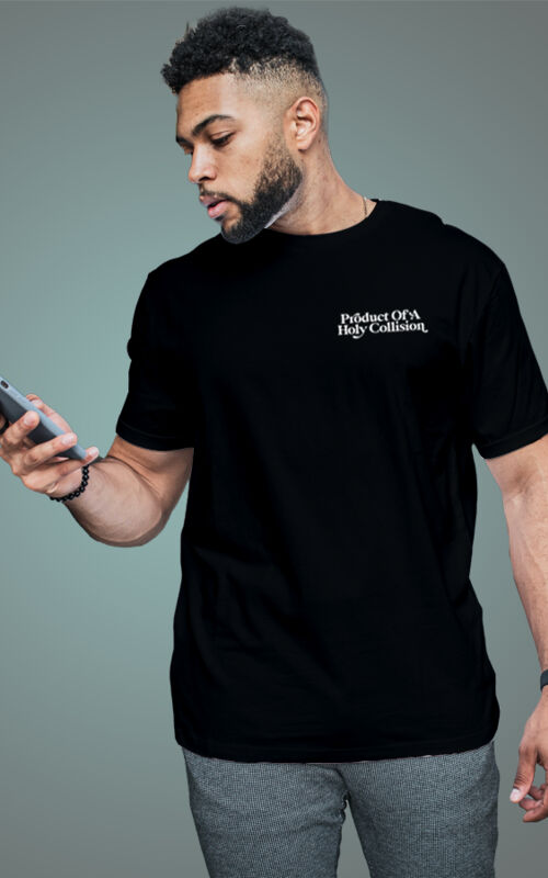 Black Product Of A Holy Collision Tee Thumbnail